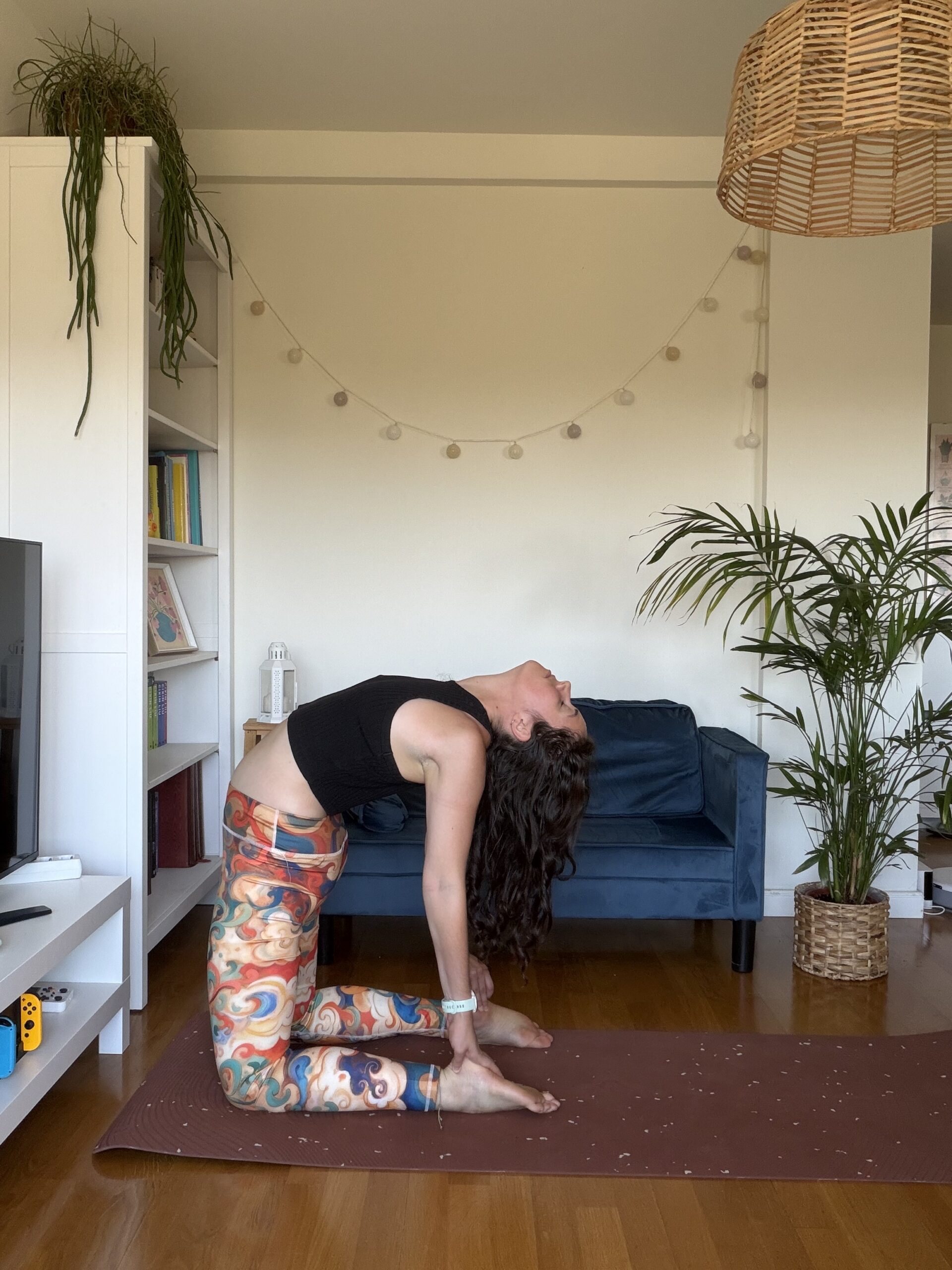Posture de yoga difficile